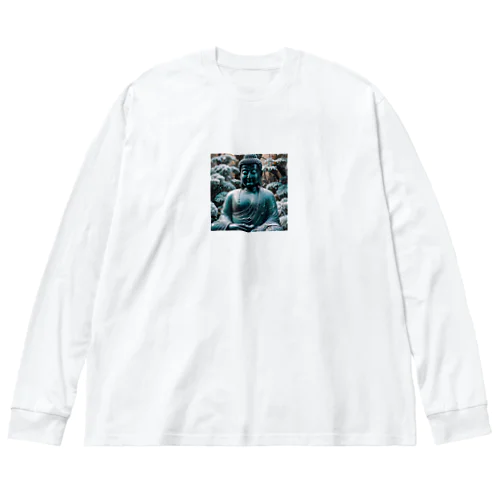 穏やかな表情に宿る究極の平和。 Big Long Sleeve T-Shirt