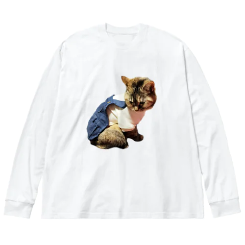 お座りタマちゃん Big Long Sleeve T-Shirt