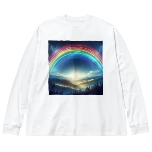 「幻想的な虹」グッズ ビッグシルエットロングスリーブTシャツ