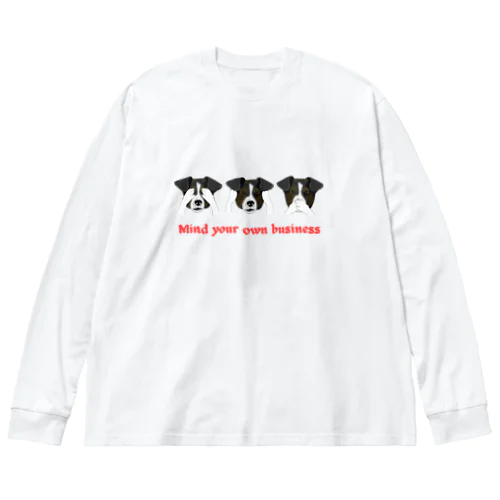 mind your own business (29) ビッグシルエットロングスリーブTシャツ