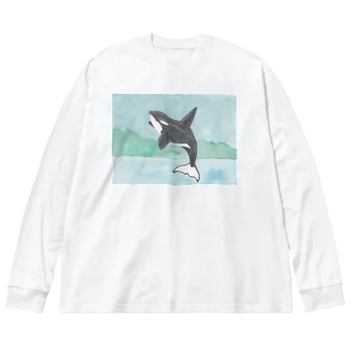 シャチ Big Long Sleeve T-Shirt