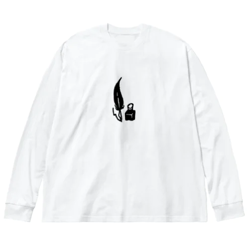 羽ペン Big Long Sleeve T-Shirt