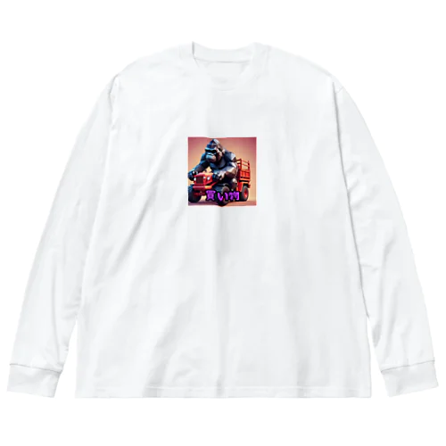 買い物カート　ゴリラ Big Long Sleeve T-Shirt