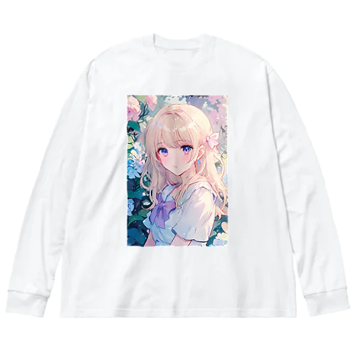 花園の美姫 ビッグシルエットロングスリーブTシャツ