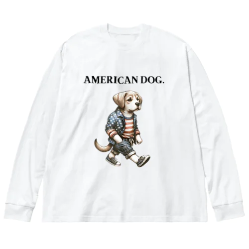 AMERICAN DOG. Big Long Sleeve T-Shirt