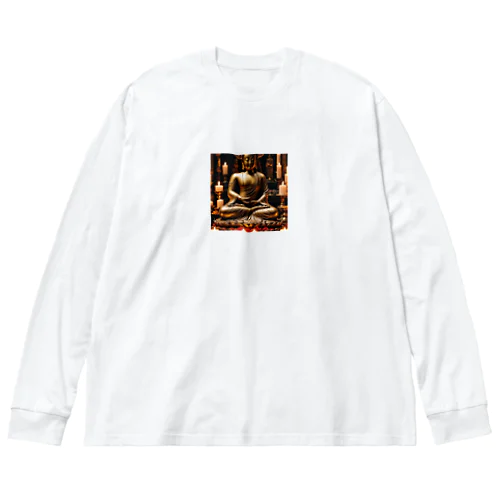 【注目のパワースポット】神聖な雰囲気ただよう「祝福の仏像」。 Big Long Sleeve T-Shirt