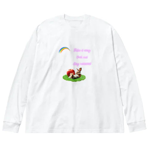 「心のリセット」 Big Long Sleeve T-Shirt