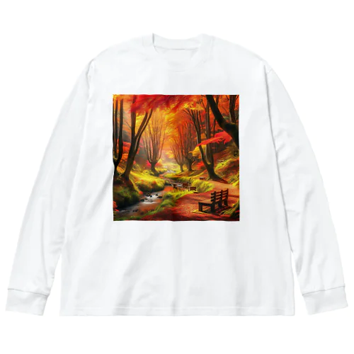 「秋風景グッズ」 Big Long Sleeve T-Shirt