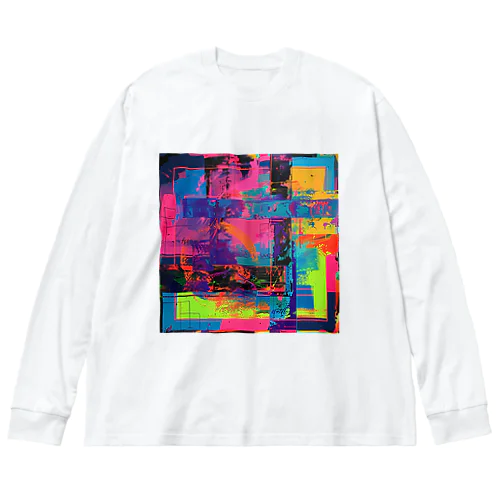  Y2Kファッションの復活 ビッグシルエットロングスリーブTシャツ