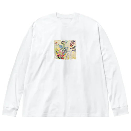 海の花　カイフラワー Big Long Sleeve T-Shirt