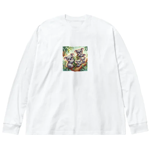 大自然の中で優雅な時間を過ごすコワラ④ Big Long Sleeve T-Shirt