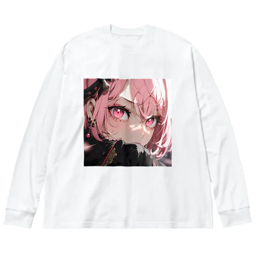 黒服の女王 Big Long Sleeve T-Shirt