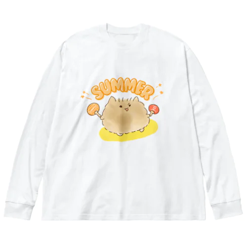 SUMMER！！ Big Long Sleeve T-Shirt