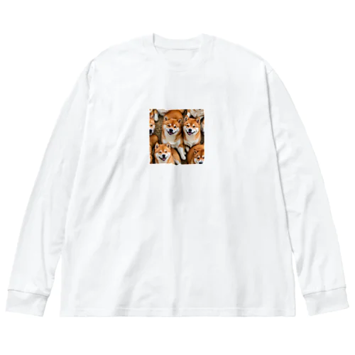 いつも一緒　柴犬 Big Long Sleeve T-Shirt