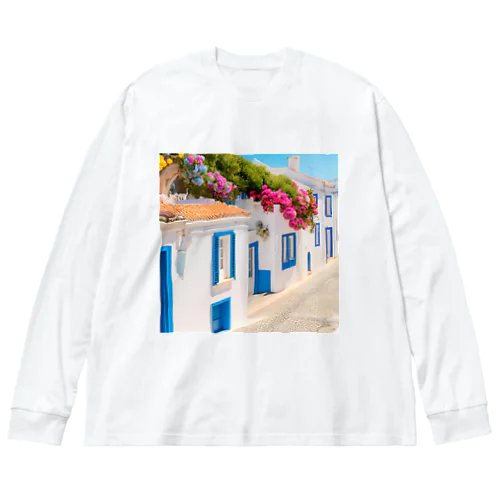 🌺南欧の家並み🏠 Big Long Sleeve T-Shirt