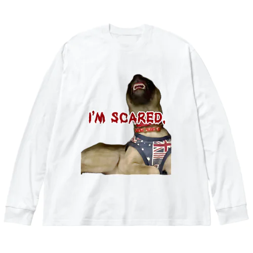 I'M SCARED. ビッグシルエットロングスリーブTシャツ