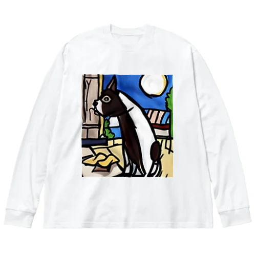 何をみてるの？ Big Long Sleeve T-Shirt