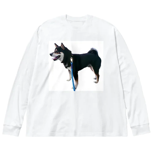 黒芝犬 ジャック Big Long Sleeve T-Shirt