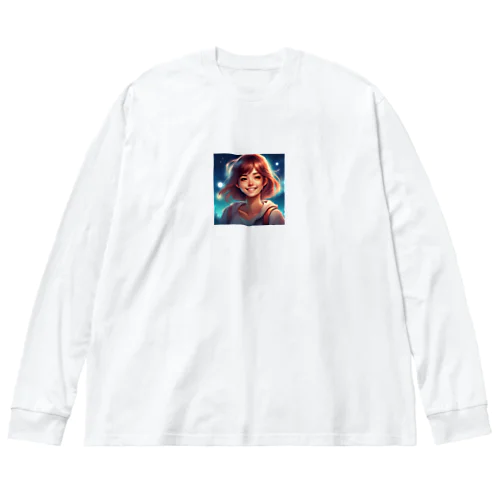 笑顔が魅力的な美少女 Big Long Sleeve T-Shirt