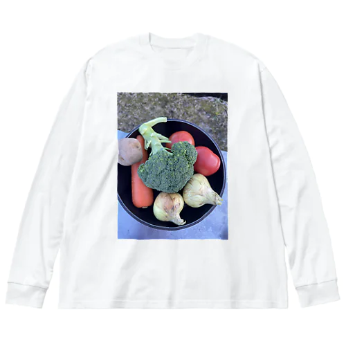 野菜の子供達 Big Long Sleeve T-Shirt