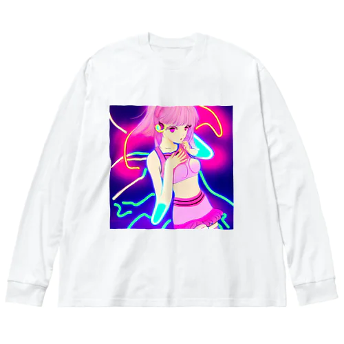 エレガンス宇宙系★きゅぴきゅぴガール ビッグシルエットロングスリーブTシャツ