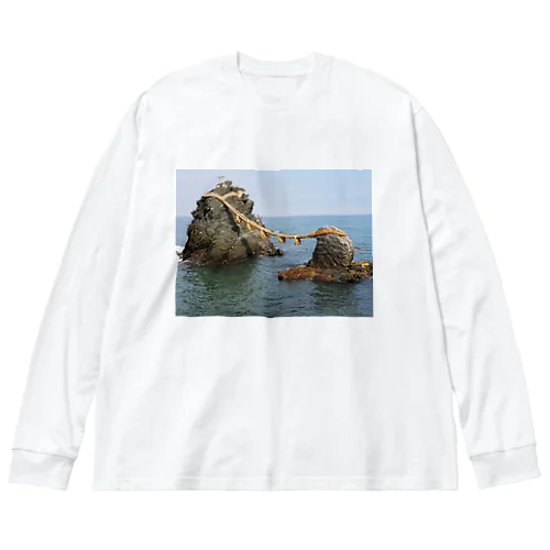 夫婦岩 Big Long Sleeve T-Shirt