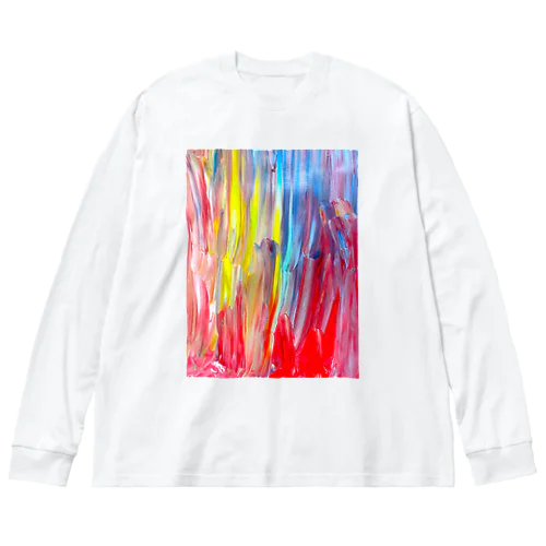 色のシャワー Big Long Sleeve T-Shirt