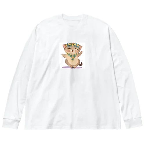 アロハねこ Big Long Sleeve T-Shirt