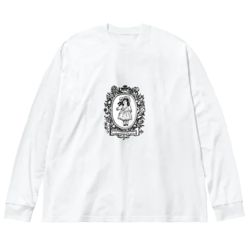 お人形好き ビッグシルエットロングスリーブTシャツ