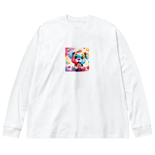 キャンディーカラーパピー ビッグシルエットロングスリーブTシャツ