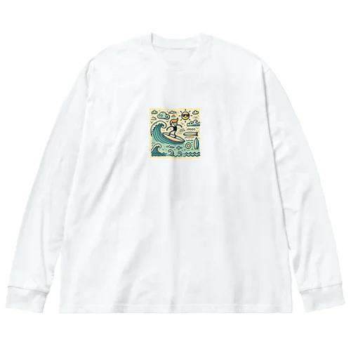 サーファー Big Long Sleeve T-Shirt