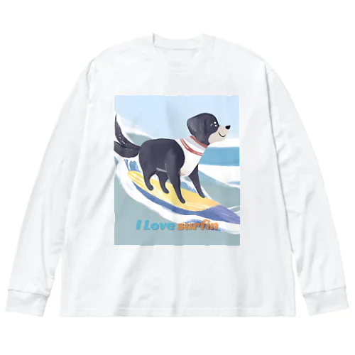 さわやかsurfin　 ビッグシルエットロングスリーブTシャツ