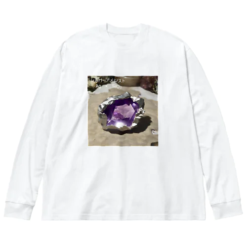 シルバーアメジスト Big Long Sleeve T-Shirt