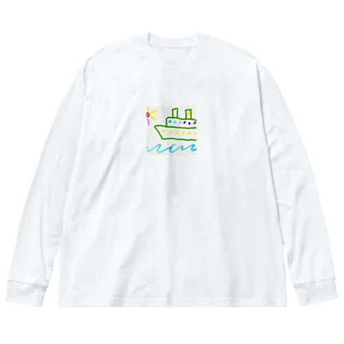 クルーズ船 ビッグシルエットロングスリーブTシャツ