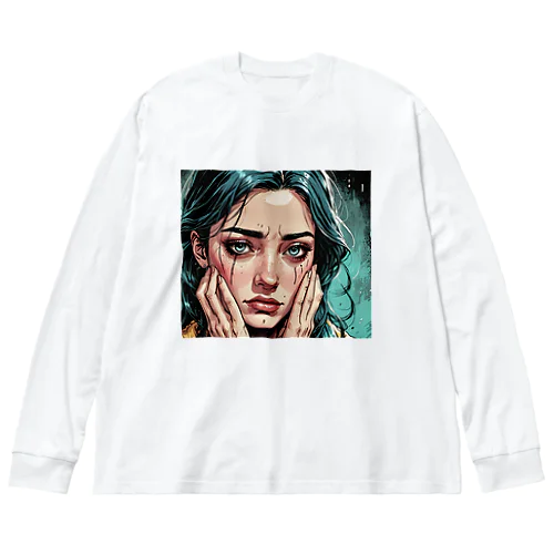 心が震えた 感情 Big Long Sleeve T-Shirt