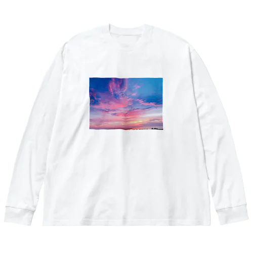 夕焼け‪𓂃 𓈒𓏸 Big Long Sleeve T-Shirt