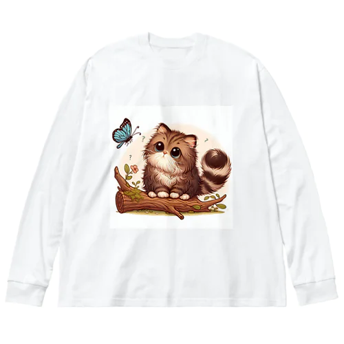 マヌルネコ Big Long Sleeve T-Shirt