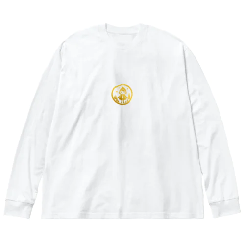 金箔　少女 Big Long Sleeve T-Shirt