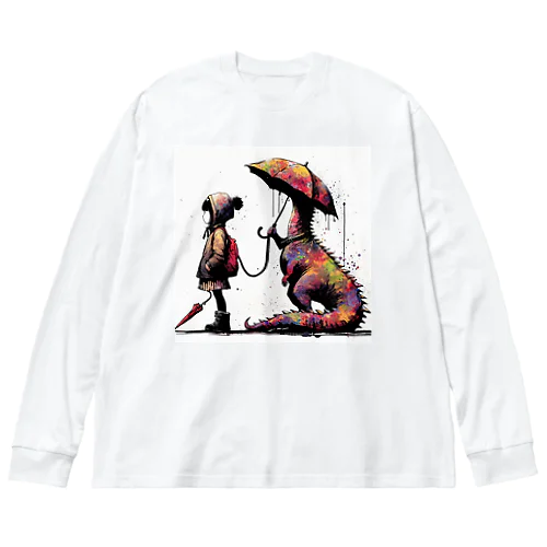 恐竜と少女　Ⅳ Big Long Sleeve T-Shirt