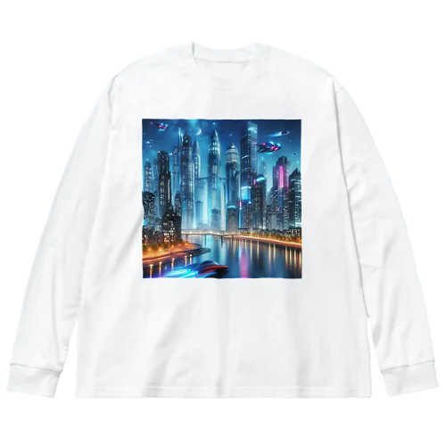 「都会風景グッズ」 Big Long Sleeve T-Shirt