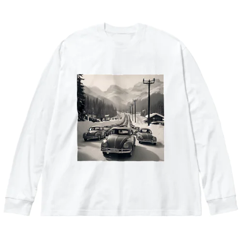 白黒ワーゲン大行列 Big Long Sleeve T-Shirt