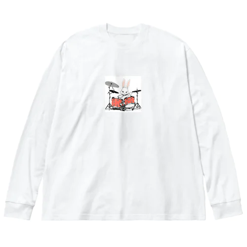 ドラムラビット ビッグシルエットロングスリーブTシャツ