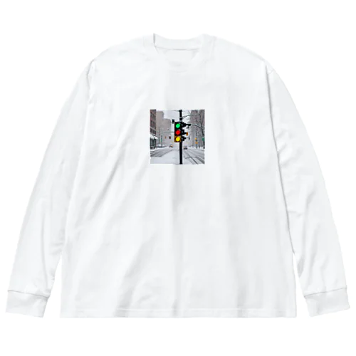 「とある国の冬の信号」 Big Long Sleeve T-Shirt