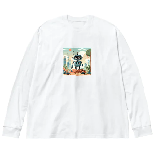 ほのぼのロボ3 Big Long Sleeve T-Shirt