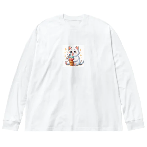 アイスが美味しーい✨ ビッグシルエットロングスリーブTシャツ