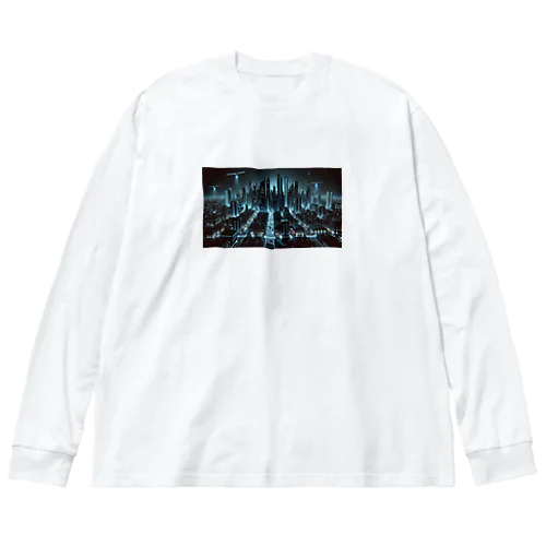 未来都市の停電 Big Long Sleeve T-Shirt