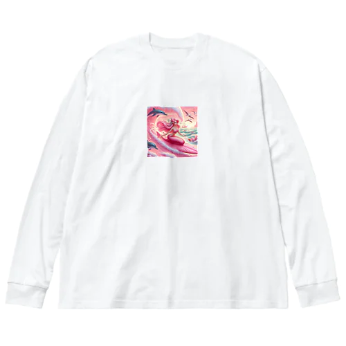 セクシーマーメイドサーフィン3 Big Long Sleeve T-Shirt