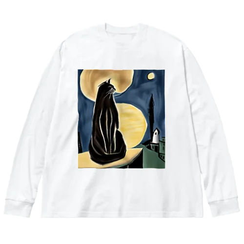 月夜の夜に Big Long Sleeve T-Shirt