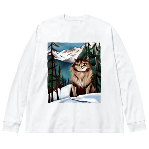 I live in Snow Mountain. Big Long Sleeve T-Shirt