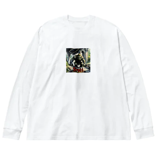 モンスターシリーズ（リアル）：Troll Big Long Sleeve T-Shirt